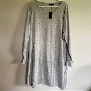 Gray Pocket Front Dress